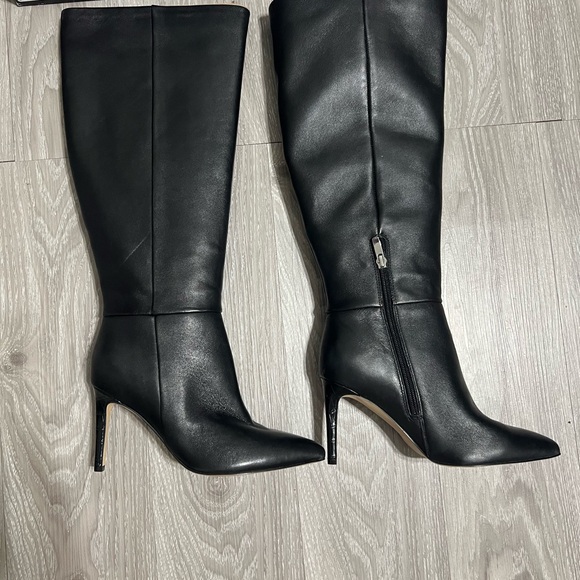 Nine West Black Heeled Boots - Picture 1 of 5